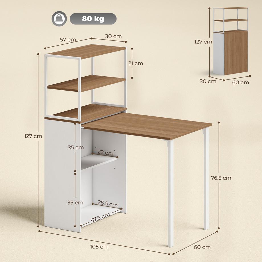 HOMCOM bureau  