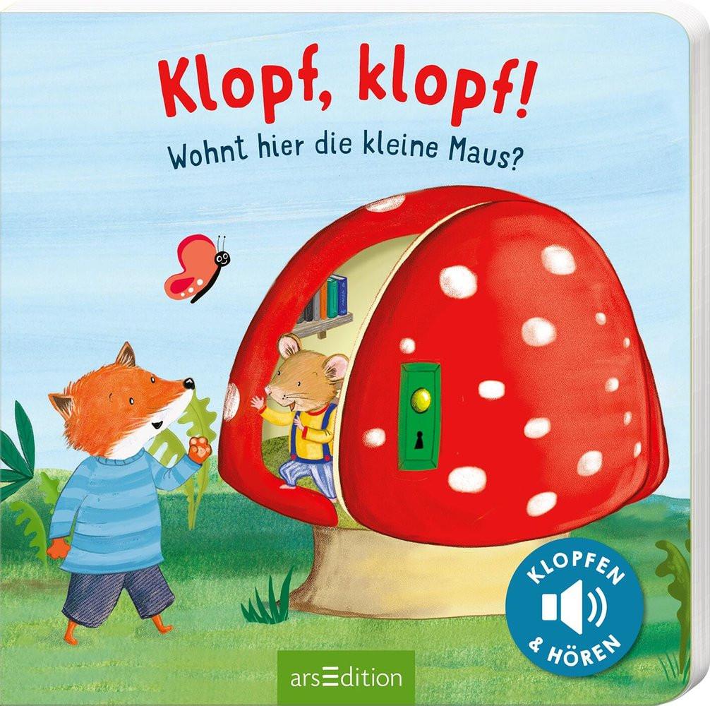 Klopf, klopf! Wohnt hier die kleine Maus? Hughes, Denise (Illustrationen) Couverture rigide 