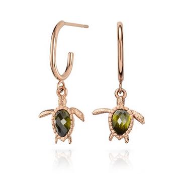 PH-JE-0181 Boucles d'oreilles Turtle Hoops pour