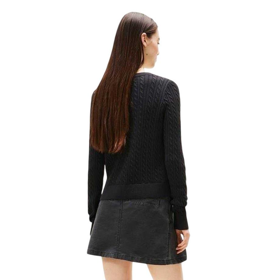 TOMMY JEANS Top in Maglione Lavorato a Maglia Manica Lunga  