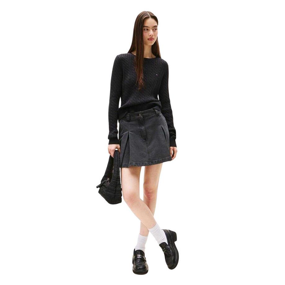 TOMMY JEANS Top in Maglione Lavorato a Maglia Manica Lunga  