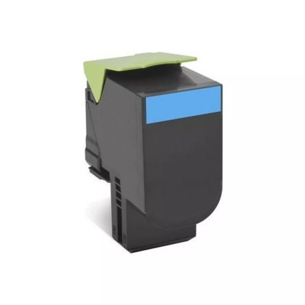 Lexmark – Toner-Modul return cyan 80C2SC0 CX310/510 2000 Seiten, Schwarz, One Size
