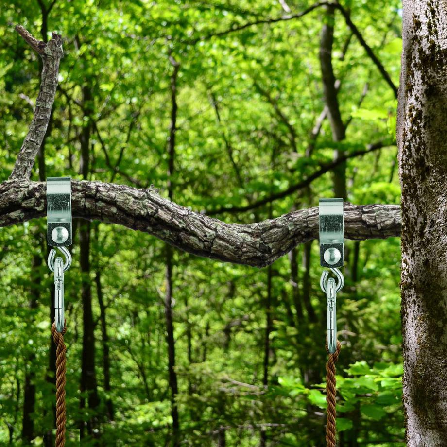 B2X  2er-Set Wirbelhaken mit Karabiner 