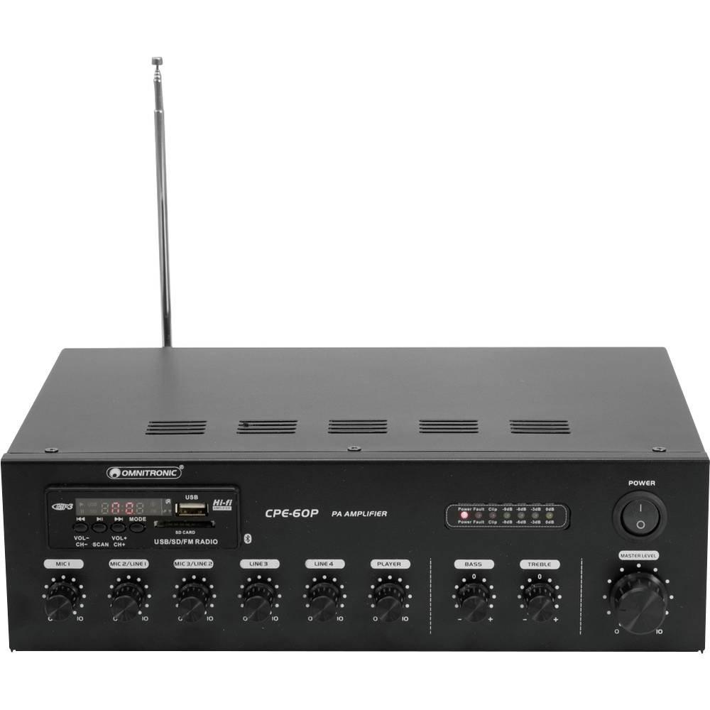 Omnitronic  Amplificateur de mixage CPE-60P ELA 