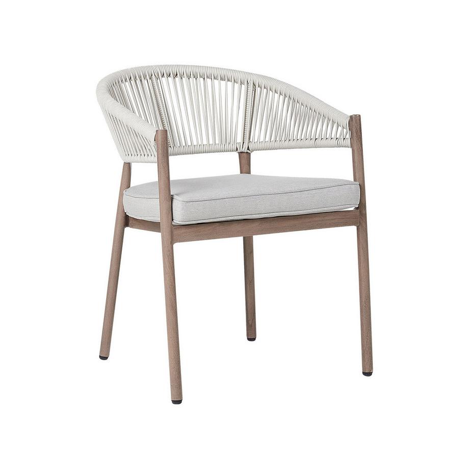 Beliani Ensemble de salle à manger de jardin pour 6 personnes en Aluminium Moderne FLAVIA  