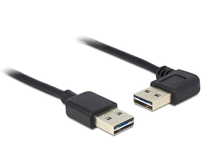 DeLock  85557 câble USB 2 m USB 2.0 USB A Noir 