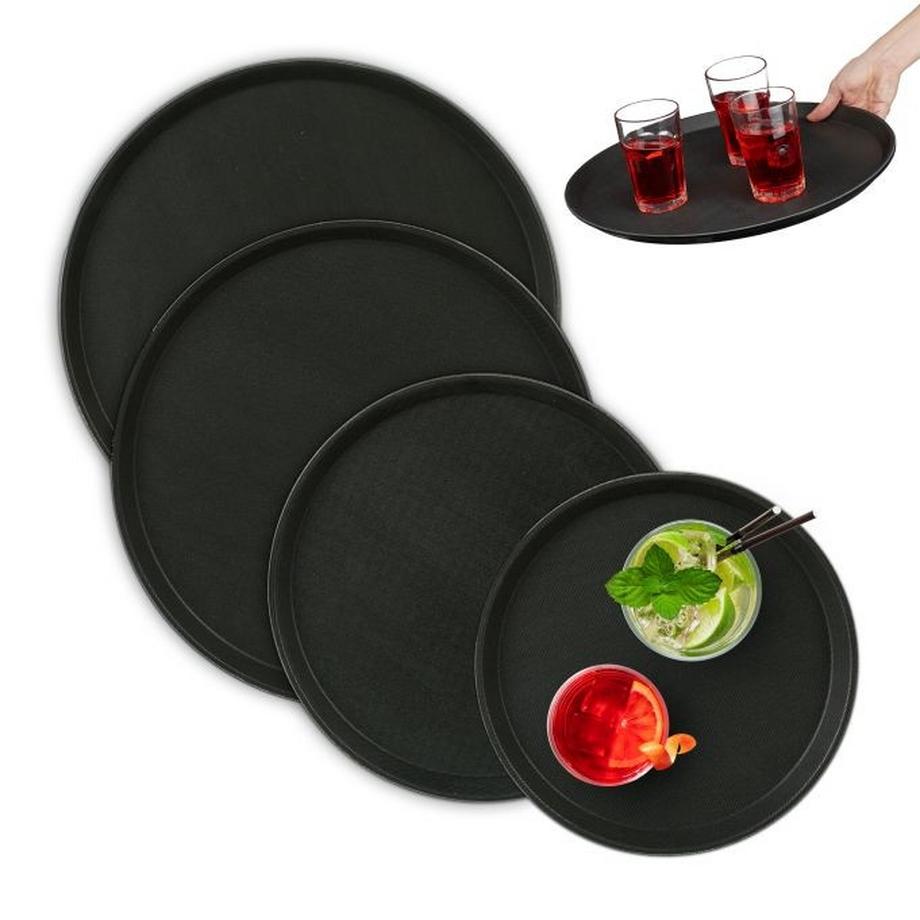 B2X  Serviertablett 4er Set 4 Größen 