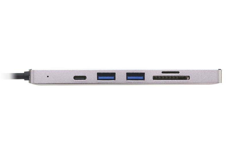 ATEN  ATEN USB-C-Multiport-Mini-Dockingstation mit Power-Pass-Through 