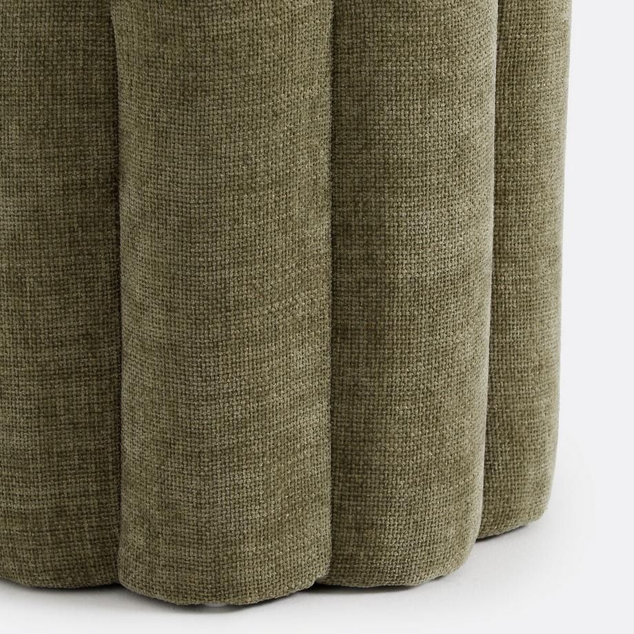 La Redoute Intérieurs Hocker aus strukturiertem Stoff  