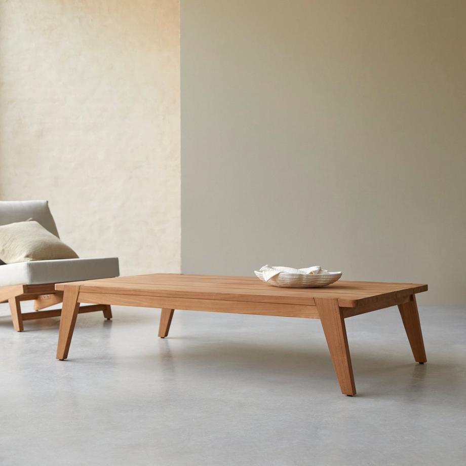 Tikamoon Tavolino per il soggiorno in teak Olia  