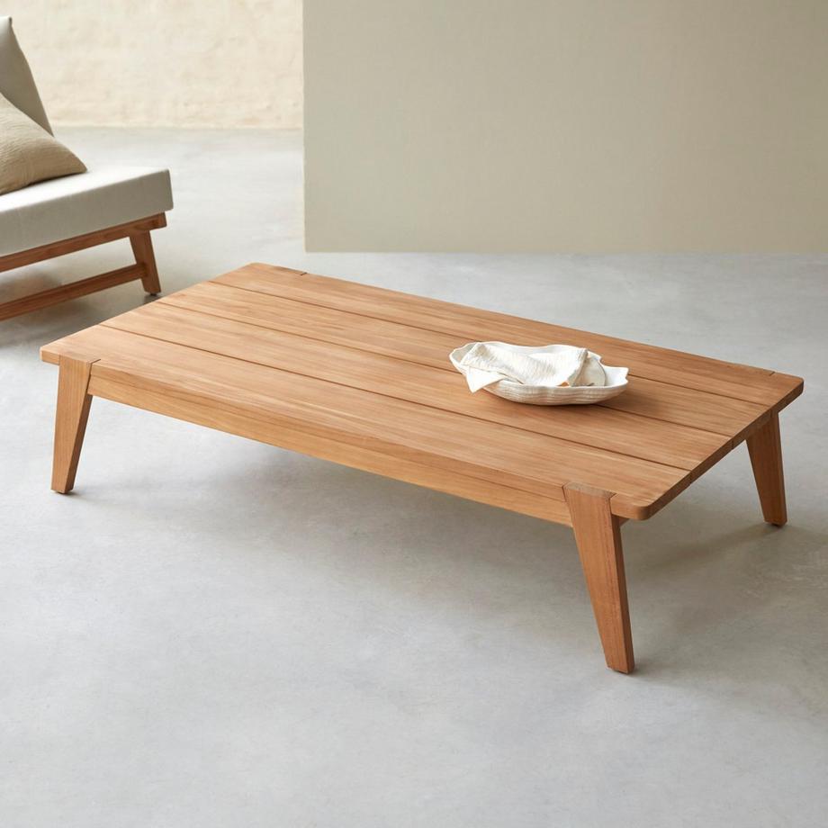 Tikamoon Tavolino per il soggiorno in teak Olia  