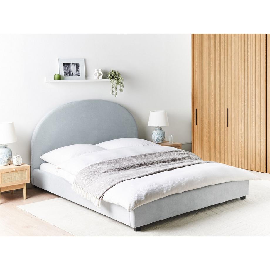 Beliani Wasserbett aus Stoff  VAUCLUSE  