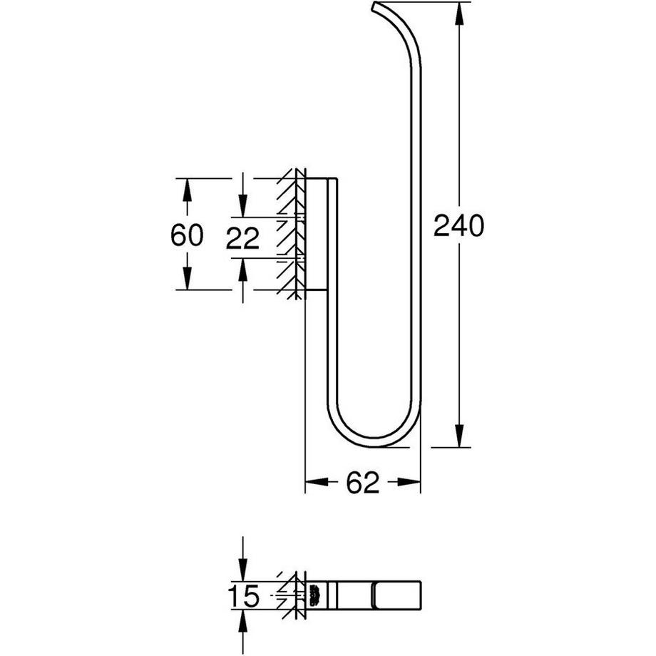 GROHE Toilettenpapierhalter Selection Chrom  