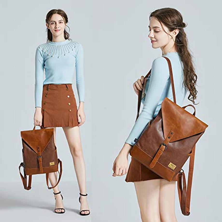 Only-bags.store Vintage Retro Laptop Wanderrucksack Schultertasche  