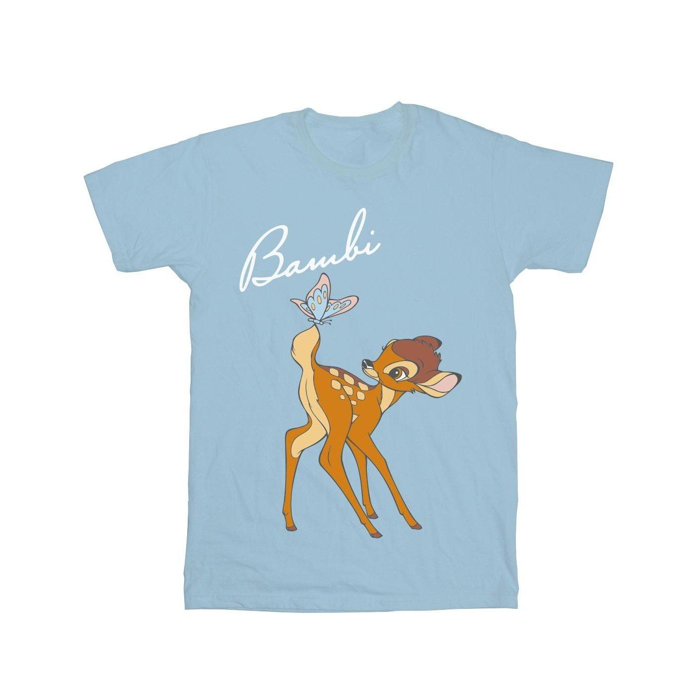 Image of Bambi Butterfly Tail Tshirt Unisex Blau 104