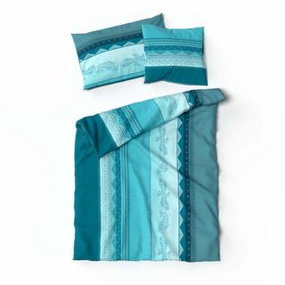 Lotus Bettwaren Iwalani Copripiumino Renforcé Petrolio  