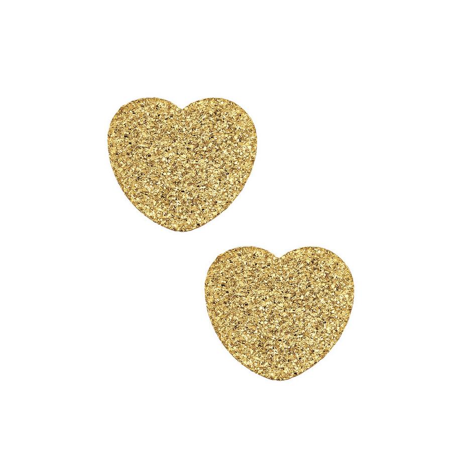 Maxte  Strukturierte HerzOhrstecker aus Edelstahl 