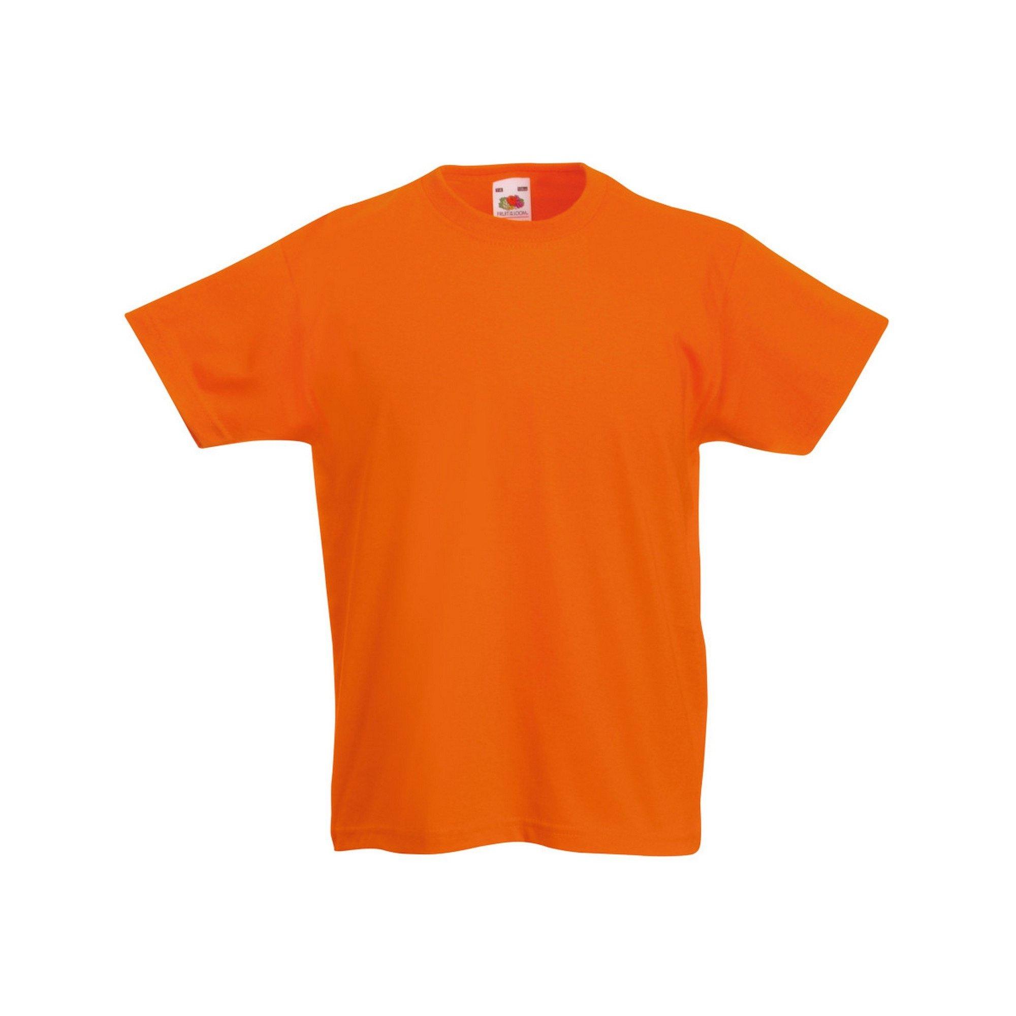 Image of Original Kurzarm Tshirt Jungen Orange 3-4A