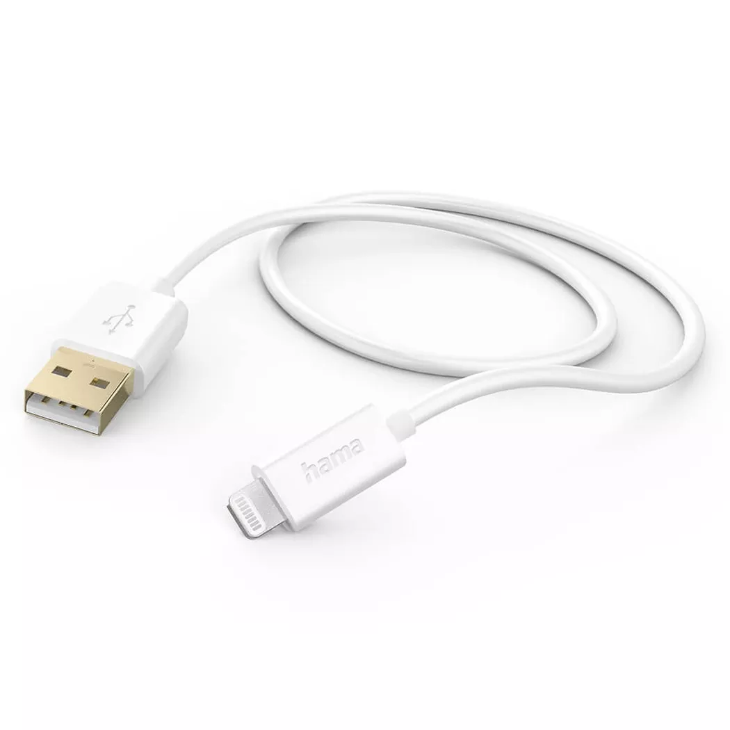 Hama 00201581 Lightning-Kabel 1,5 m Weiß