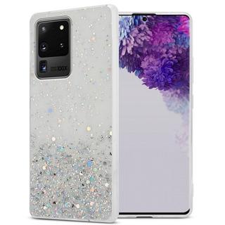 Cadorabo  Hülle für Samsung Galaxy S20 ULTRA TPU Silikon mit funkelnden Glitter 