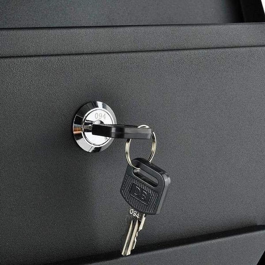 Northio  Abschließbarer Briefkasten - Anthrazit 