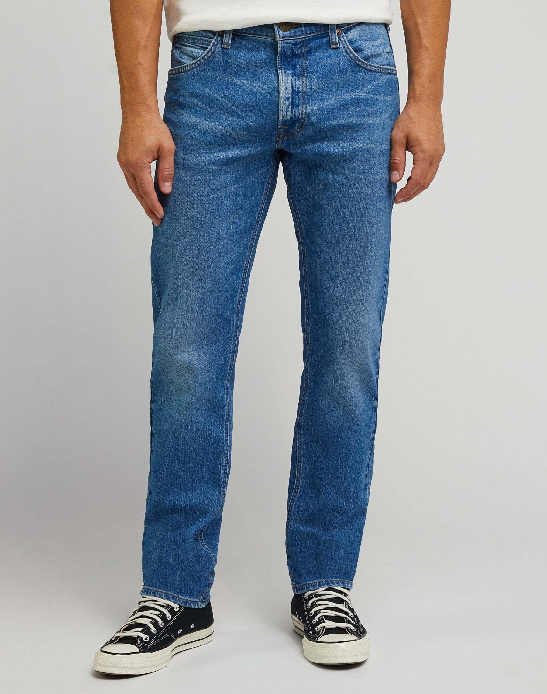 Image of Jeans Daren Zip Fly Unisex Blau Denim L34/W42
