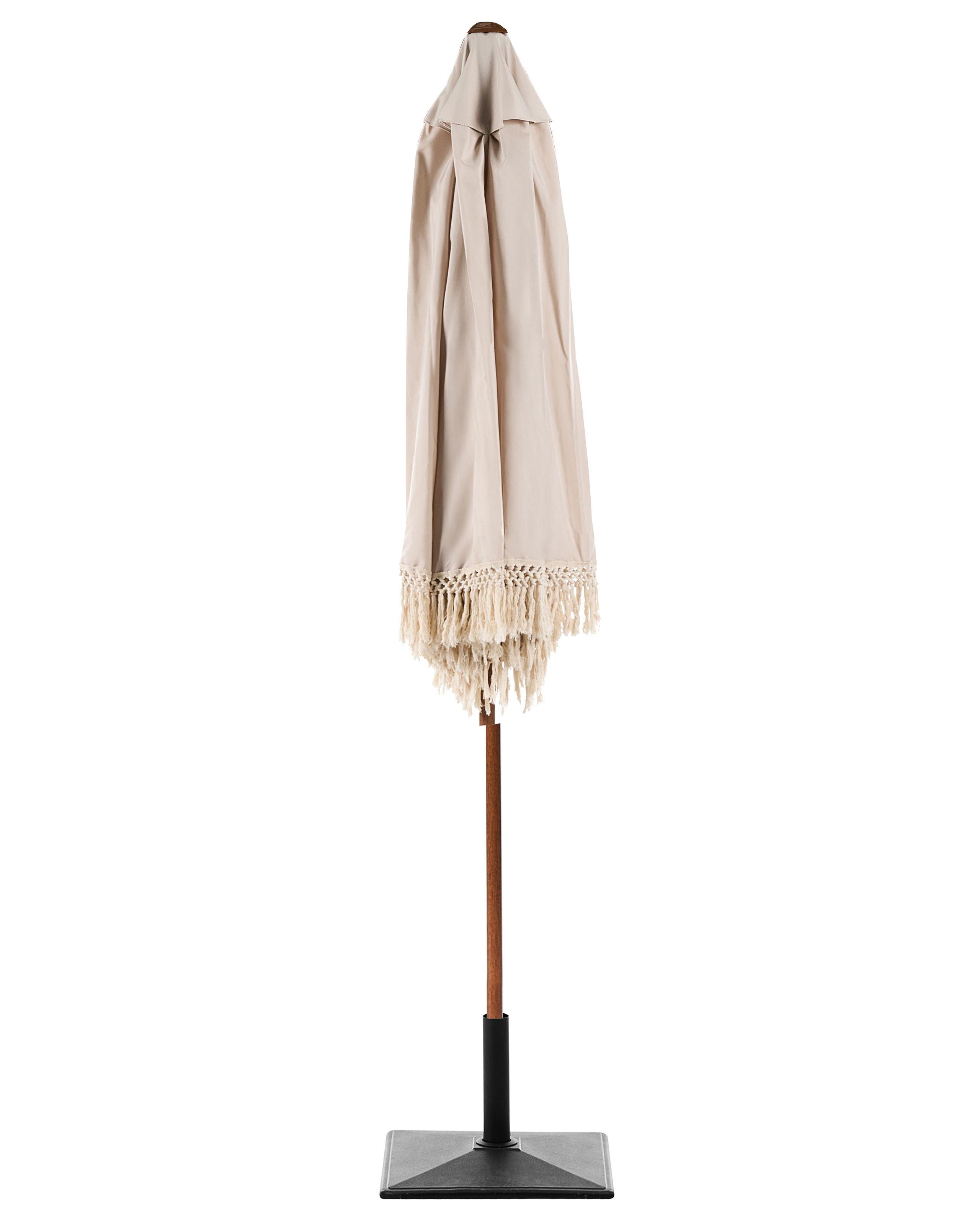 Beliani Ombrellone da esterno en Tessuto Classico MURASA  