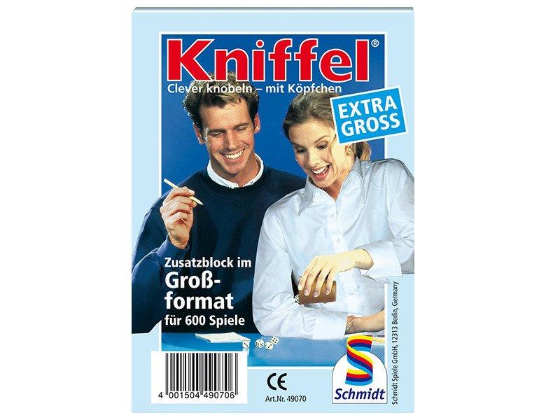 Image of Spiele Grosser Kniffelblock (1 Stk für 600 Spiele)
