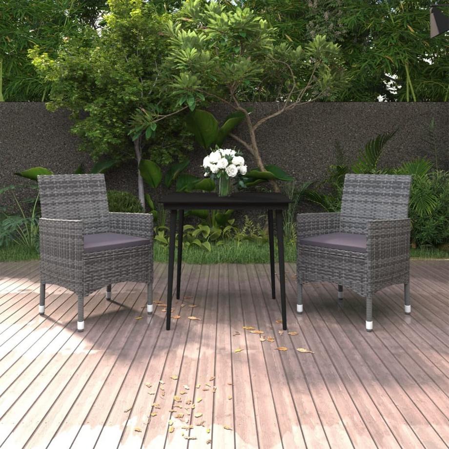 VidaXL Garten-essgruppe poly-rattan  
