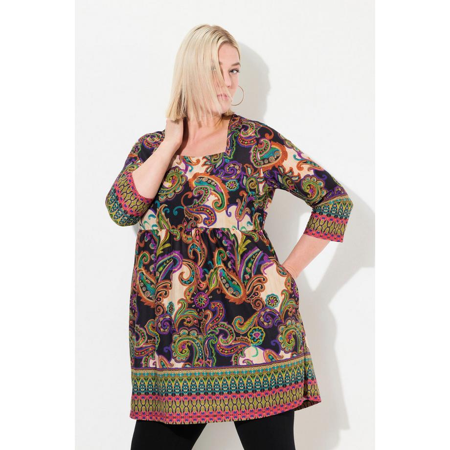 Ulla Popken Longshirt stampa Paisley  