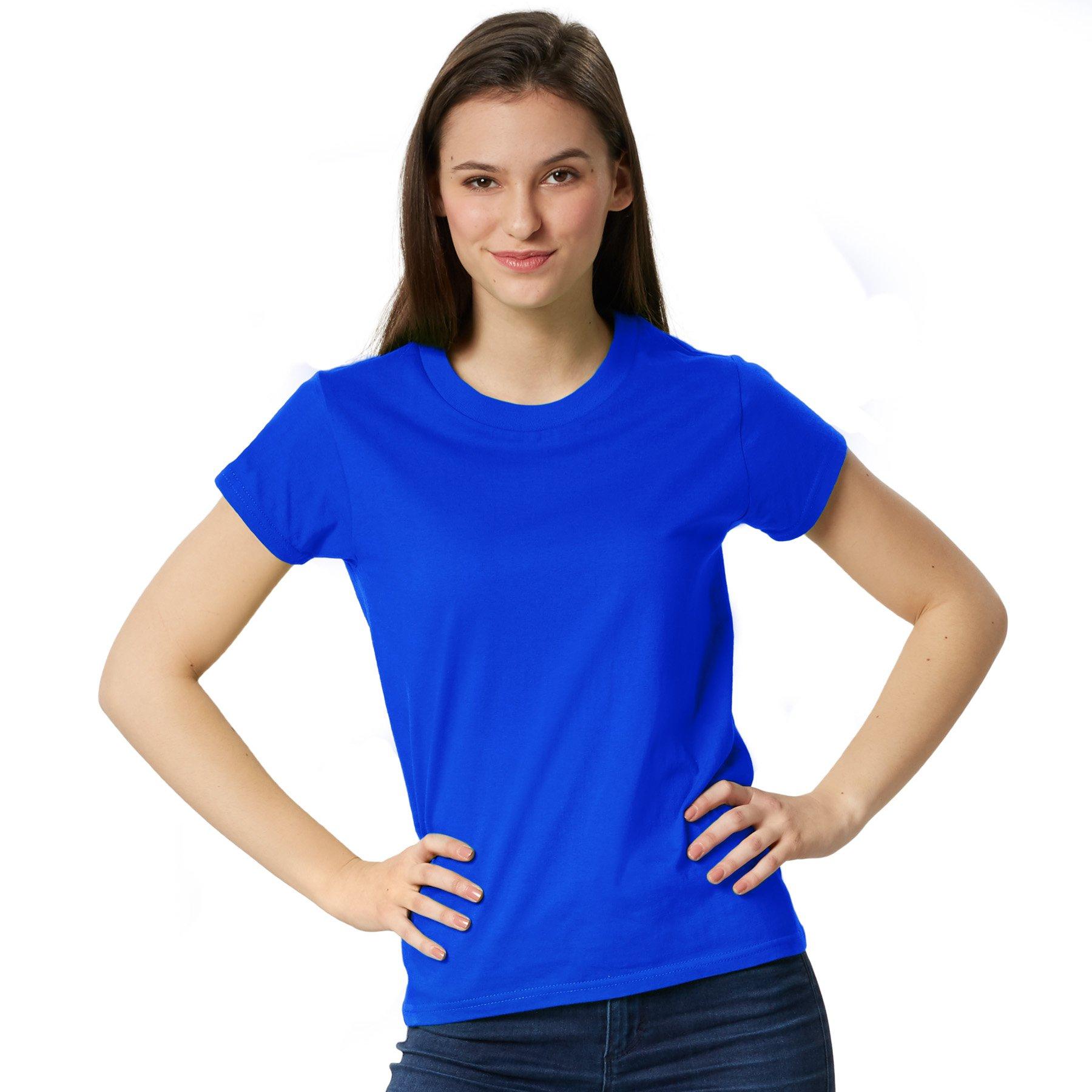 Image of T-shirt Frauen Damen Blau XL