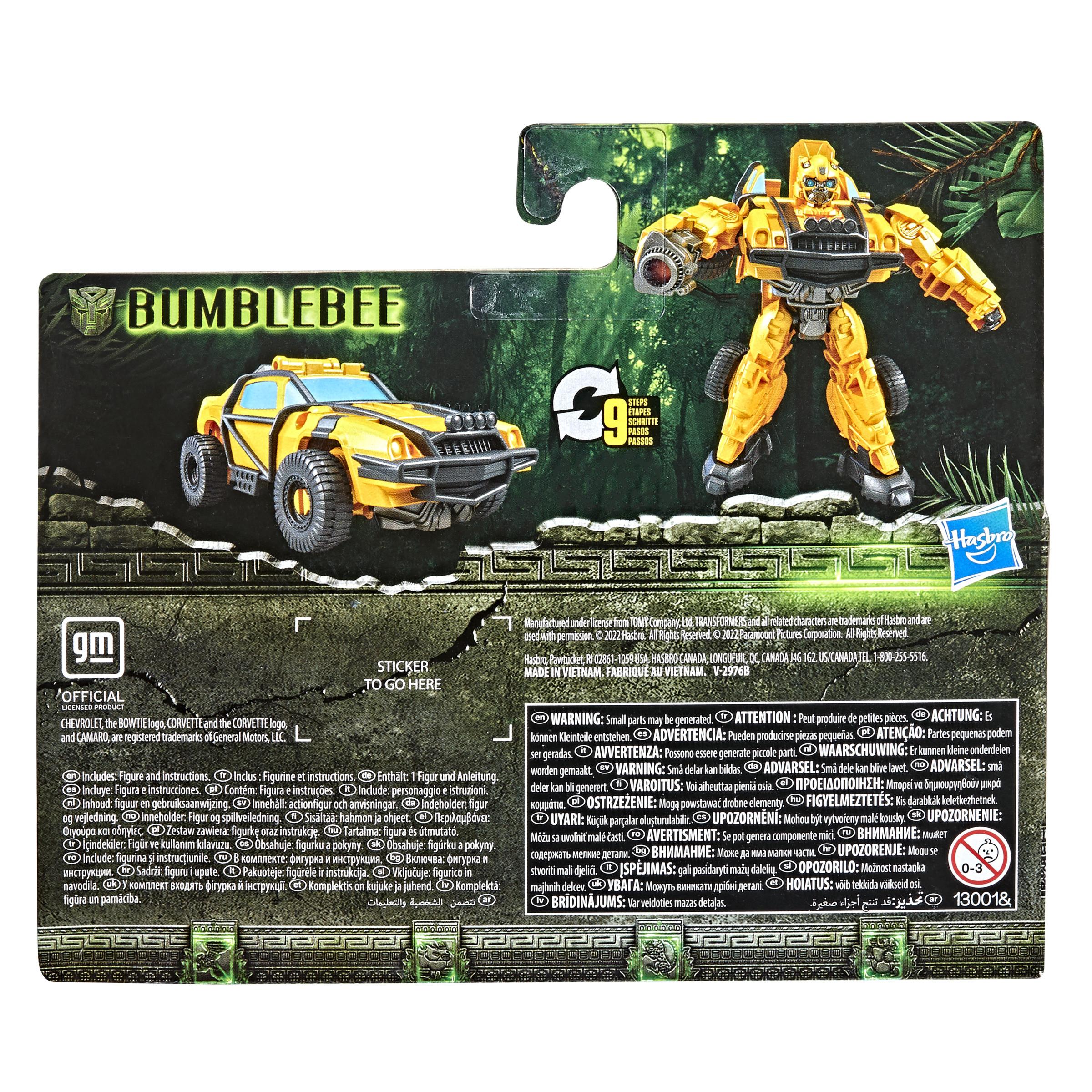 Hasbro  Transformers Hasbro : Il Risveglio, Battle Changer, Conversione Veloce, Bumblebee 