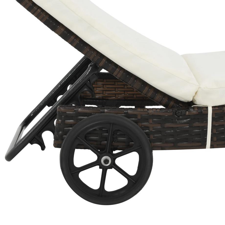VidaXL Sonnenliege poly-rattan  