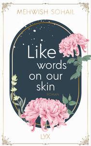 Like words on our skin Sohail, Mehwish Couverture rigide 