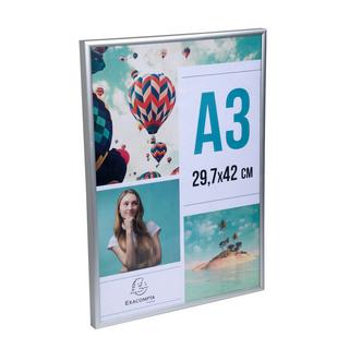 Exacompta Cadre photo mural aluminium A3 - x 12  