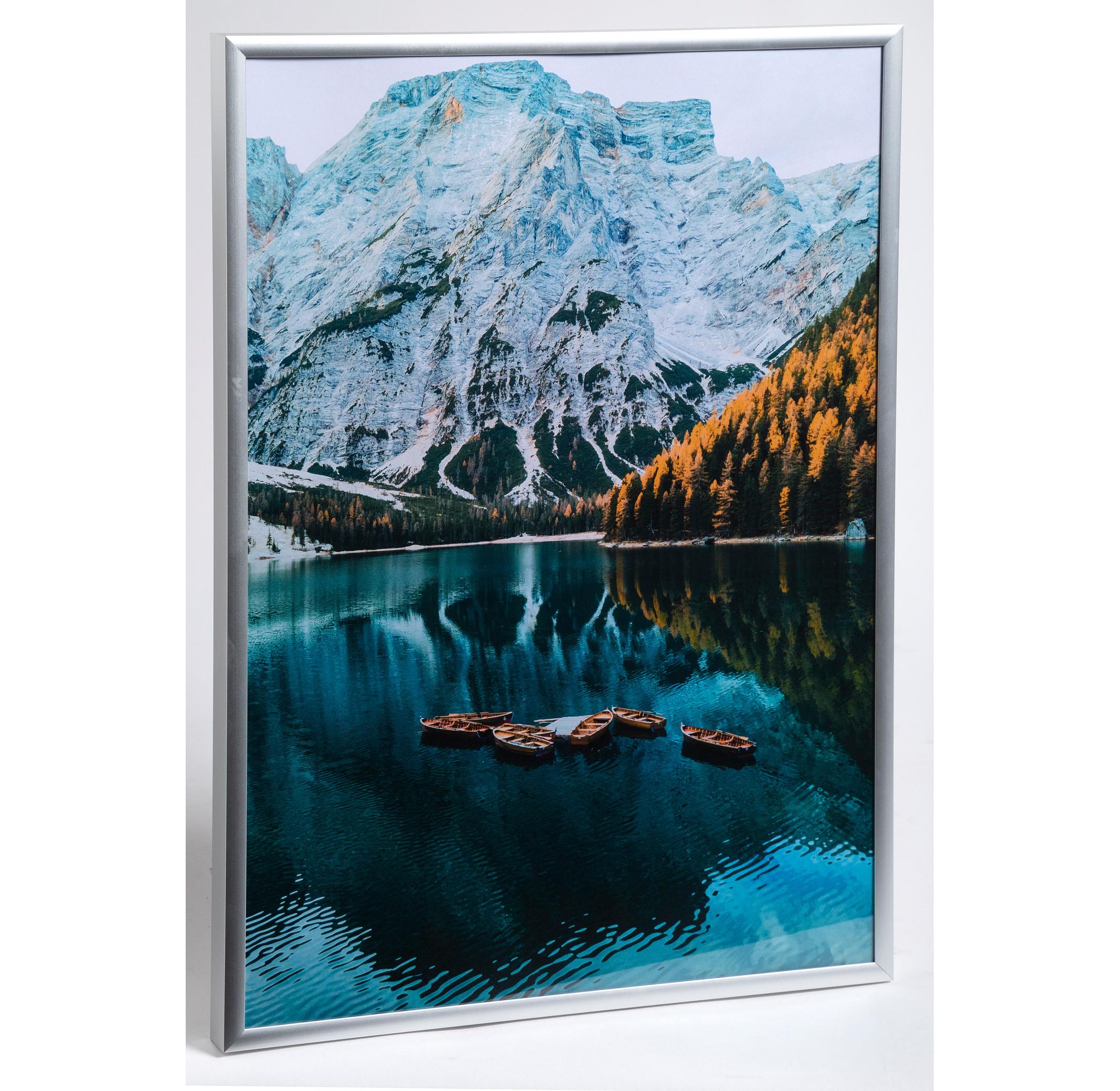 Exacompta Cadre photo mural aluminium A3 - x 12  