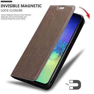 Cadorabo  Housse compatible avec Samsung Galaxy S10e - Coque de protection avec fermeture magnétique, fonction de support et compartiment pour carte 