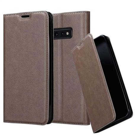 Cadorabo  Housse compatible avec Samsung Galaxy S10e - Coque de protection avec fermeture magnétique, fonction de support et compartiment pour carte 