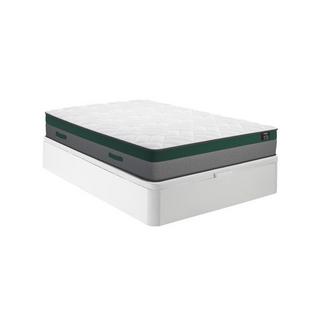 Ysmée Ensemble 140 x 190 cm sommier coffre blanc + matelas ressorts ensachés ép.22cm - PRESTIGE de YSMÉE  