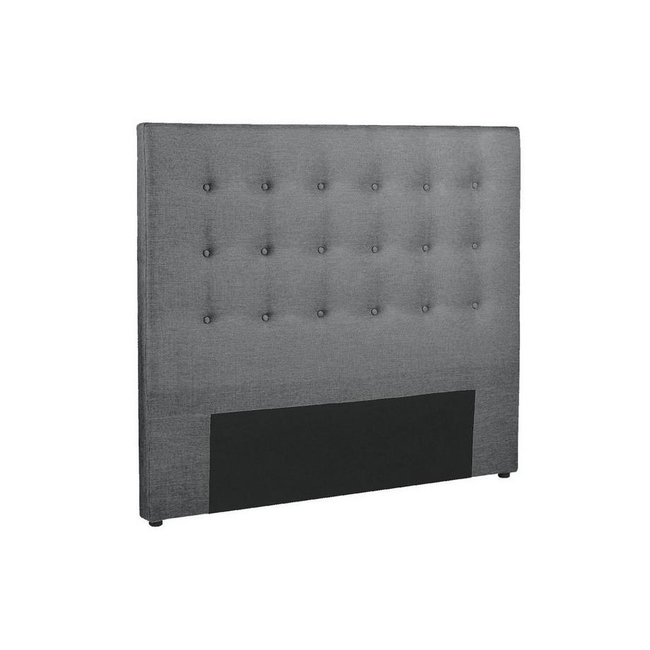 Vente-unique Testata capitonné FRANCESCO 1Tessuto Grigio  