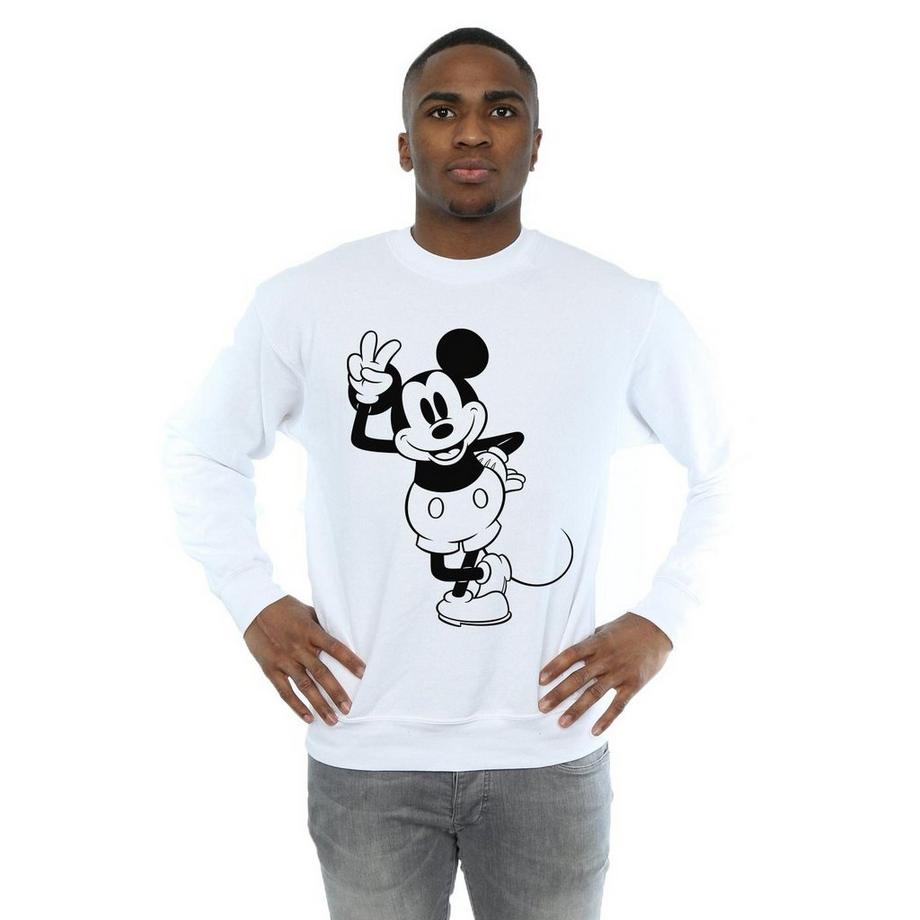 Disney Mickey Mouse Peace Sign Felpa  
