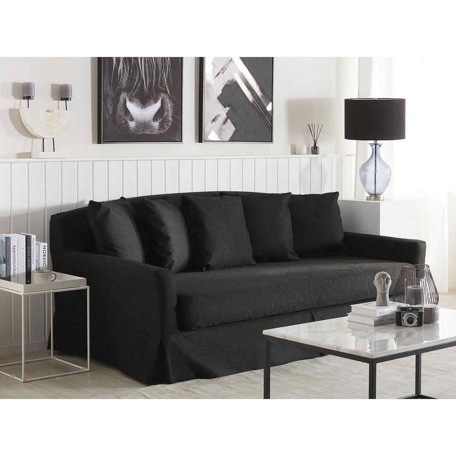 Beliani 3 Sitzer Sofa aus Stoff  GILJA  