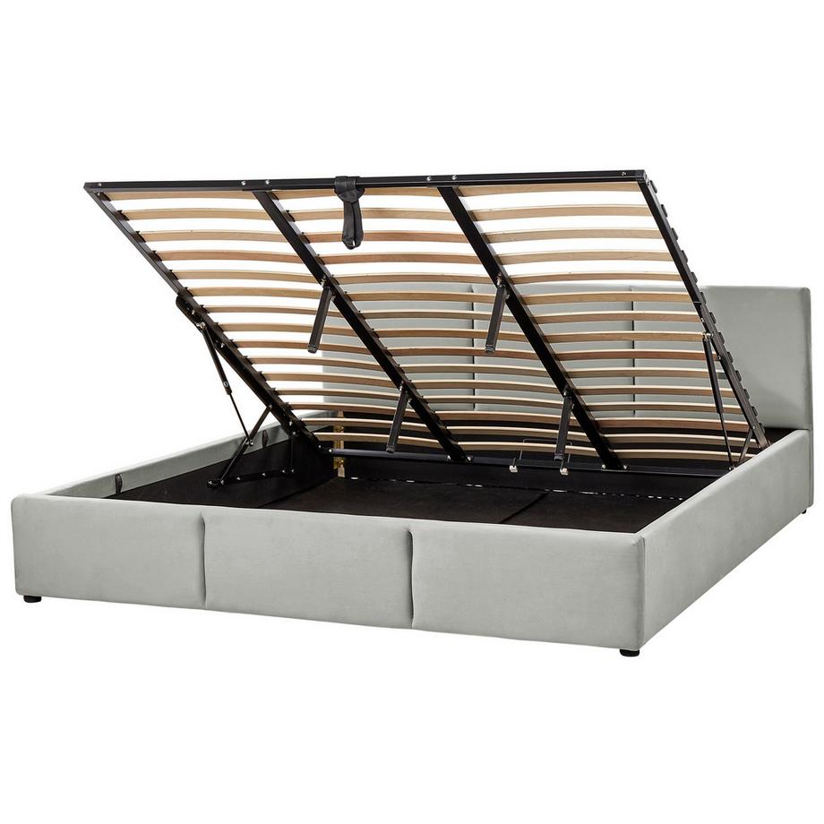 Lit ottoman en Velours Minimaliste BOUSSE