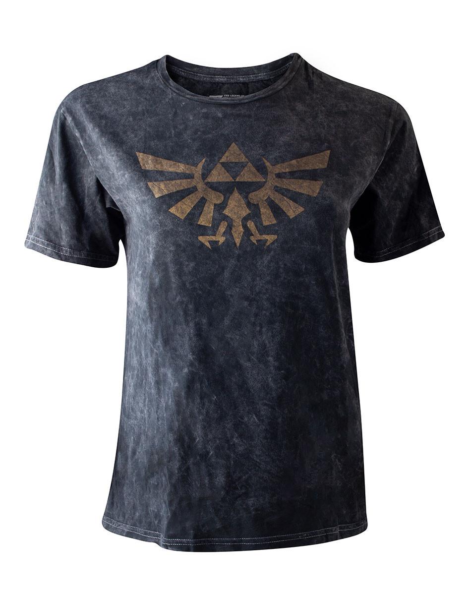 Image of T-shirt - Zelda - Crest Logo Damen XL