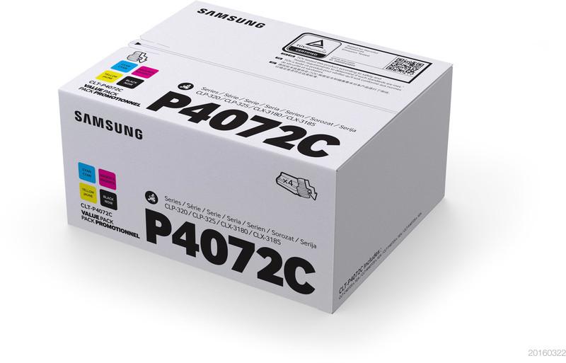 Hewlett-Packard  SAMSUNG Toner Rainbow Kit CMYBK SU382A CLP 320/325 1000/1500 Seiten 