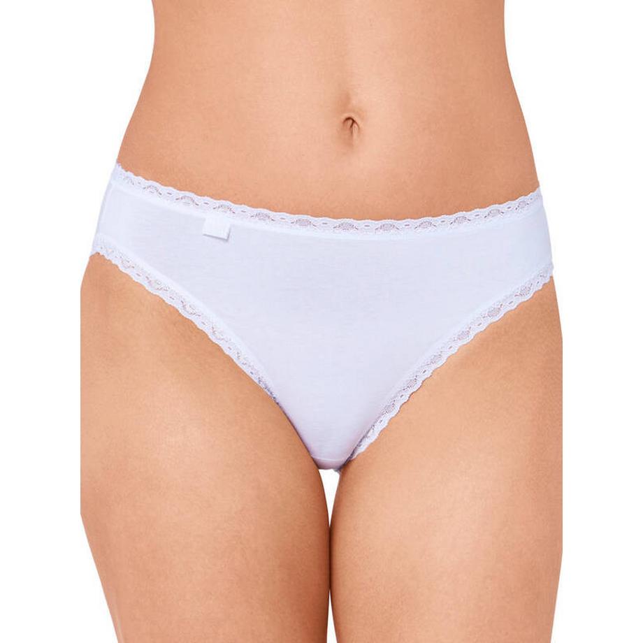 sloggi Cotton Lace Tai Slips Lot de 3  