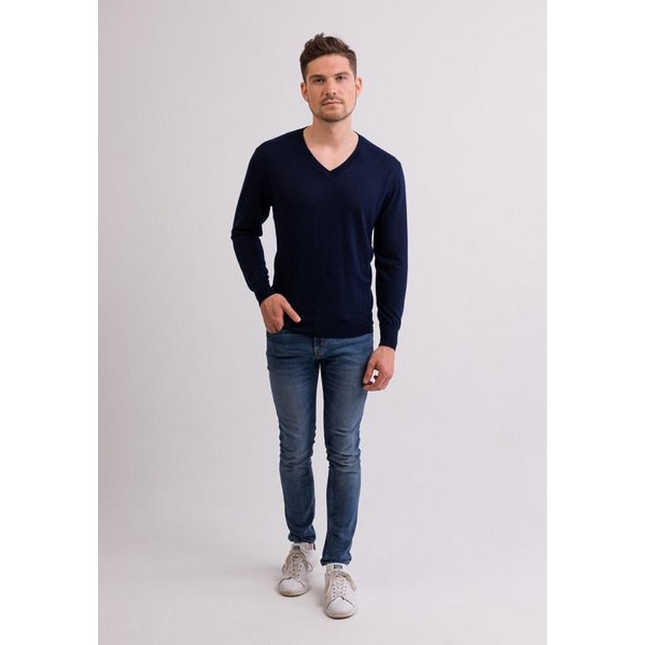 CASH-MERE.CH Cachemire Pull Col V  