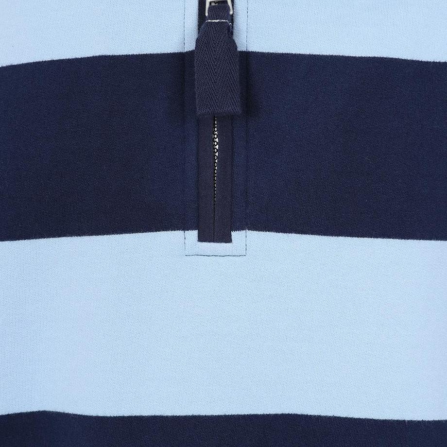 Lazy Jacks Sweatshirt rayé à quart de zip  