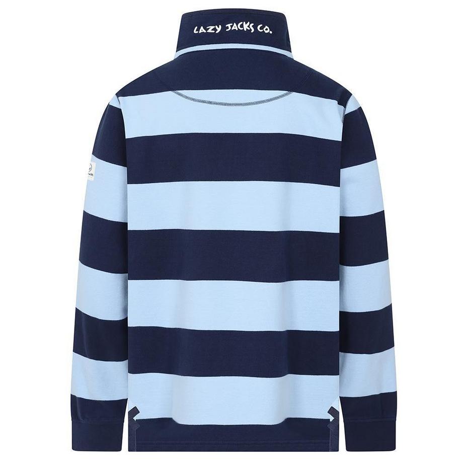 Lazy Jacks Sweatshirt rayé à quart de zip  