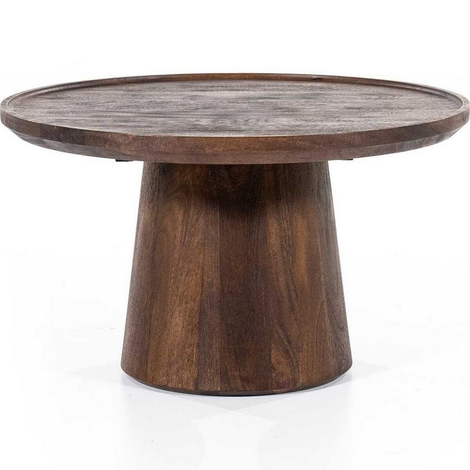 mutoni Tavolino Ron marrone 66x66  